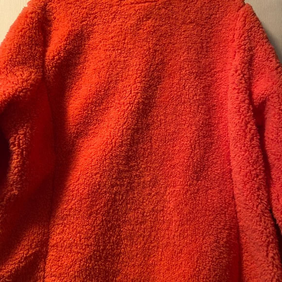 Women’s Pink Sherpa Mock Neck Jacket - Picture 2 of 2